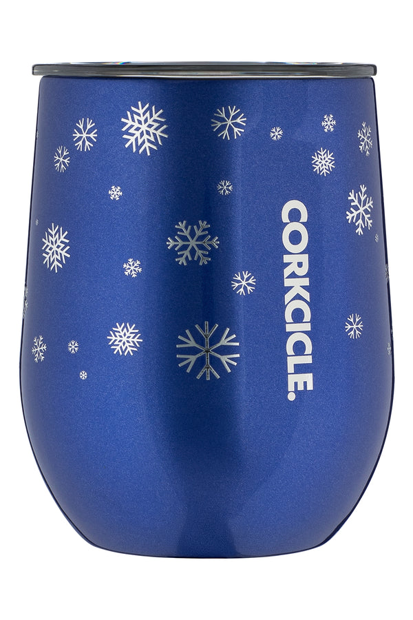 Modern Corkcicle Stemless Wine - Snowfall Blue