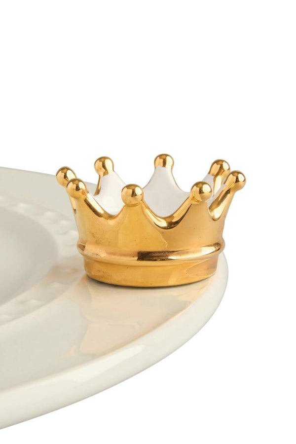 Nora Fleming Mini Attachment - Gold Crown Enchanted