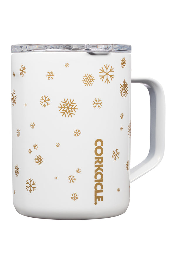 Modern Coffee Mug - Snowfall White