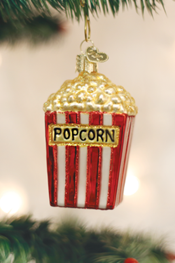 Glass Ornament - Popcorn