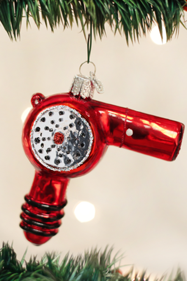 Glass Ornament - Blow-Dryer