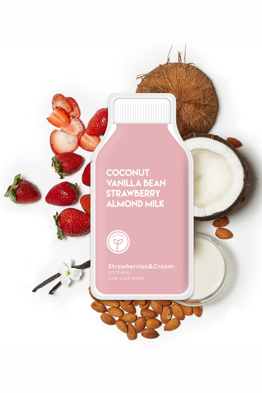 Juice Cleanse Facial Mask - Strawberries & Cream Soothing