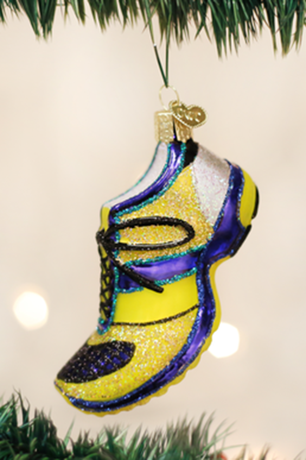 Glass Ornament - Running Shoe