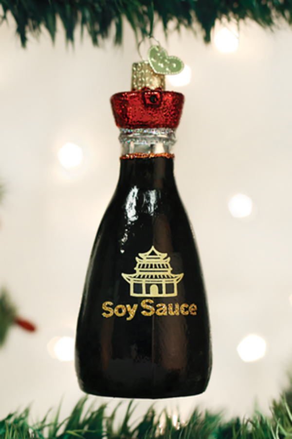 Glass Ornament - Soy Sauce