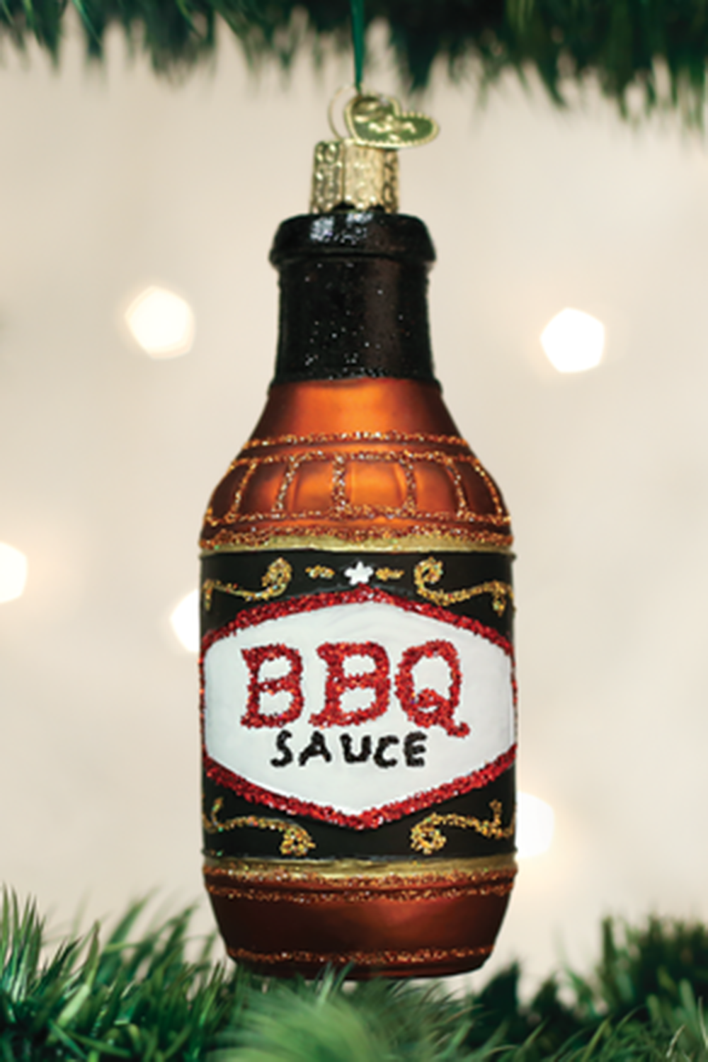 Glass Ornament - Barbecue Sauce