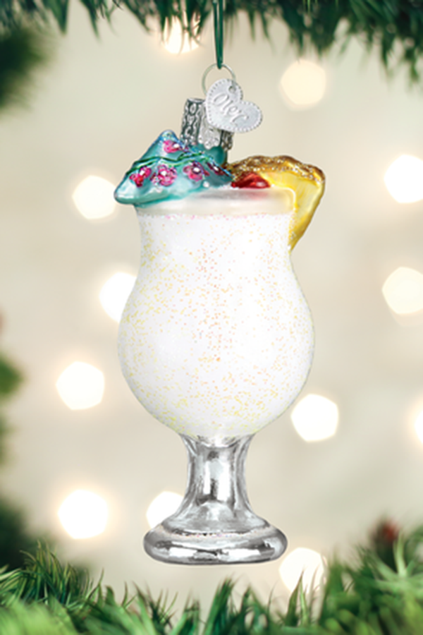 Glass Ornament - Pina Colada