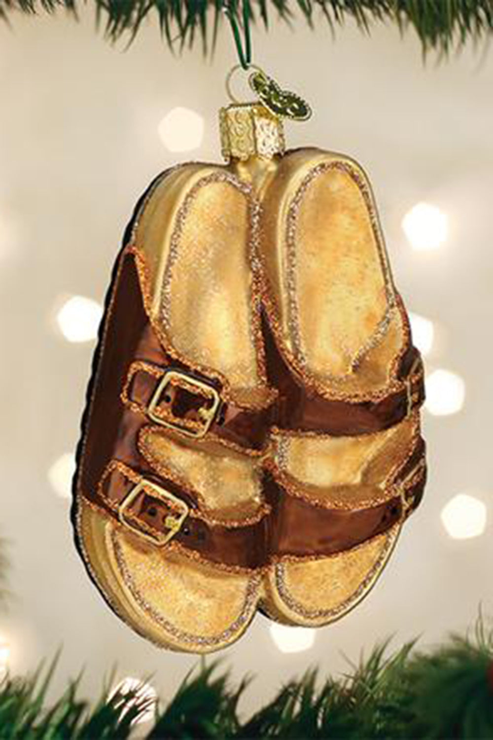 Glass Ornament - Sandals