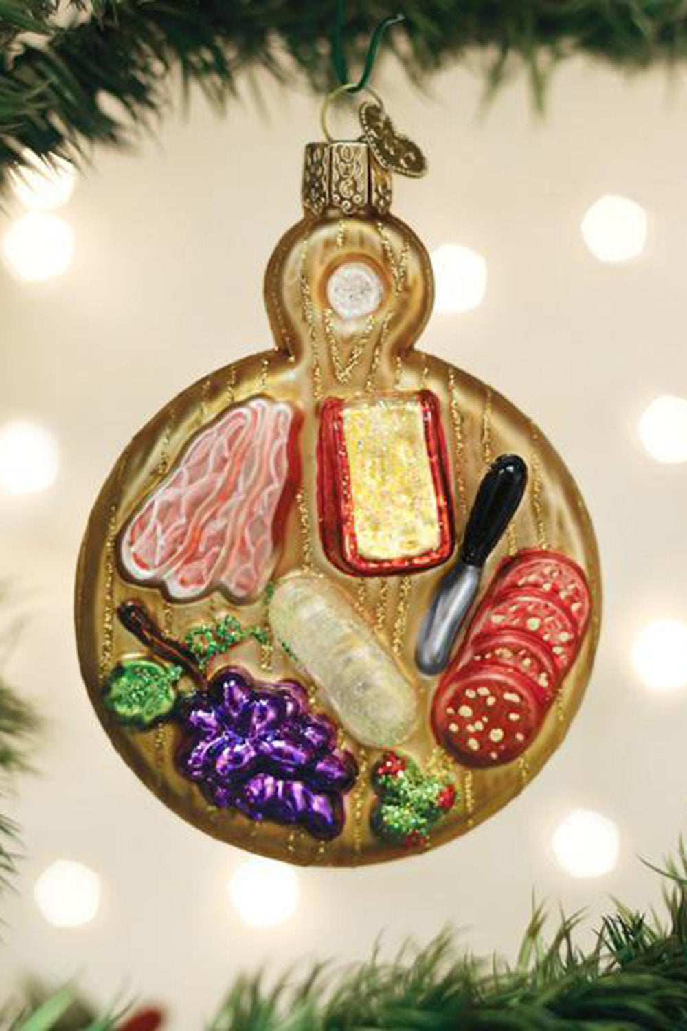 Glass Ornament - Charcuterie Board