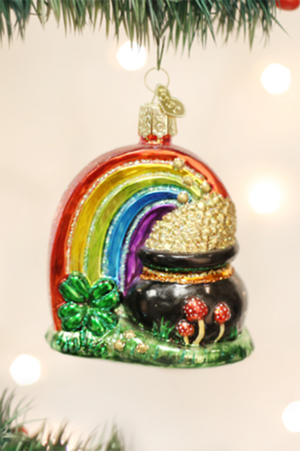 Glass Ornament - Pot of Gold