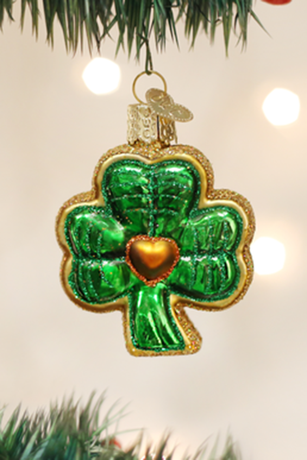 Glass Ornament - Vibrant Shamrock