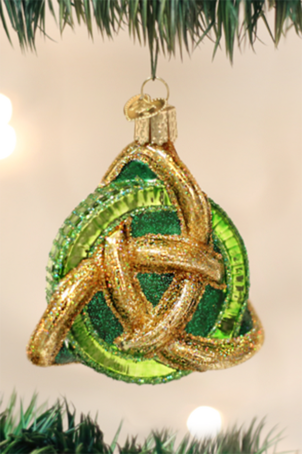 Glass Ornament - Irish Trinity Knot