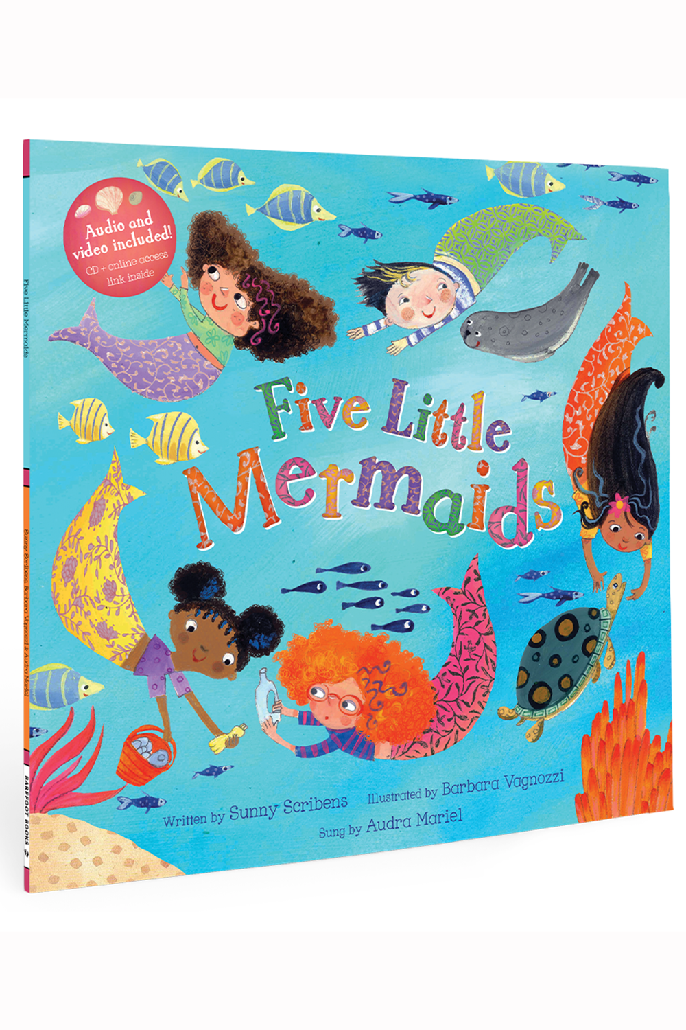 Five Little Mermaids Book