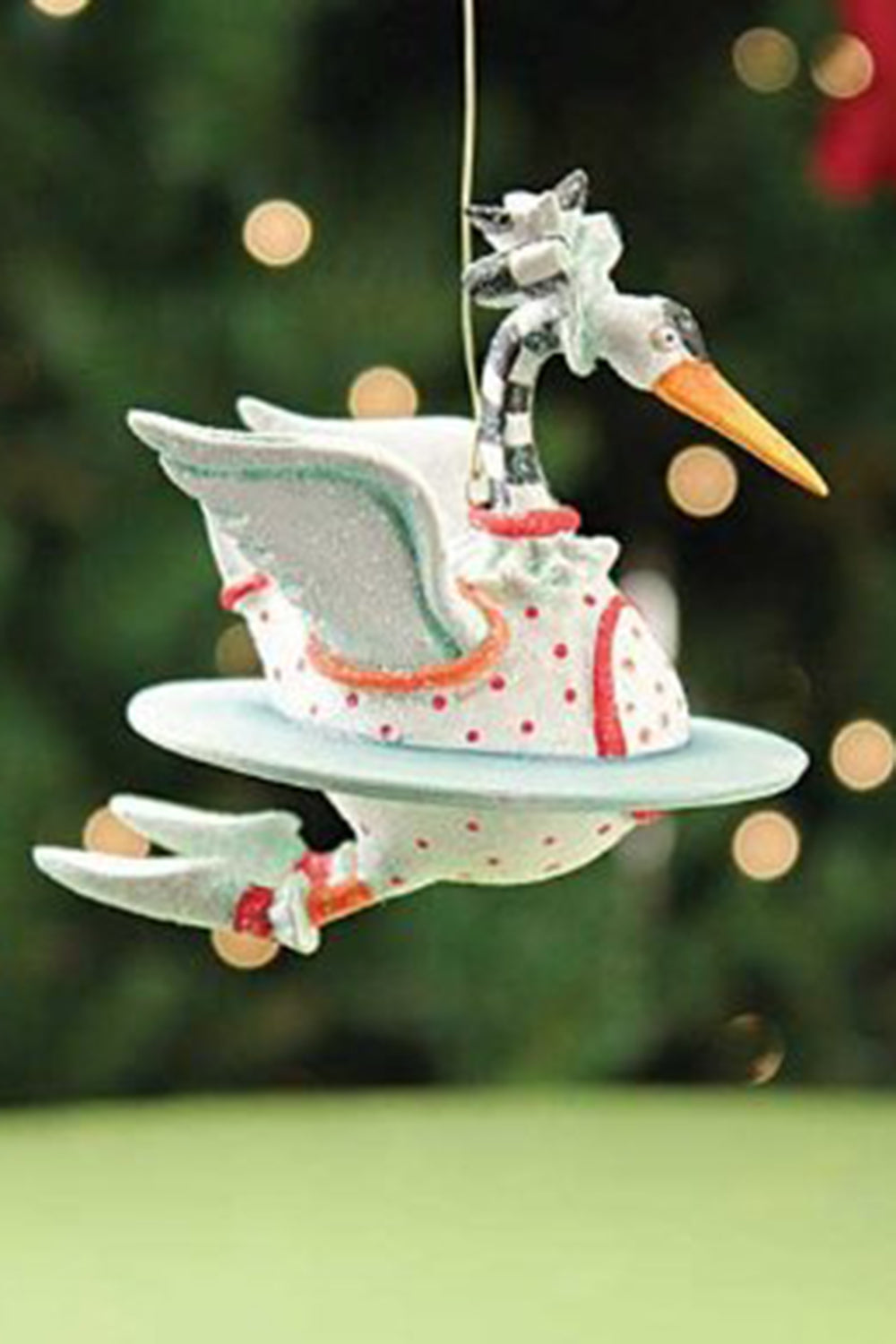 Mini 12 Days of Christmas Ornament - Swans a Swimming