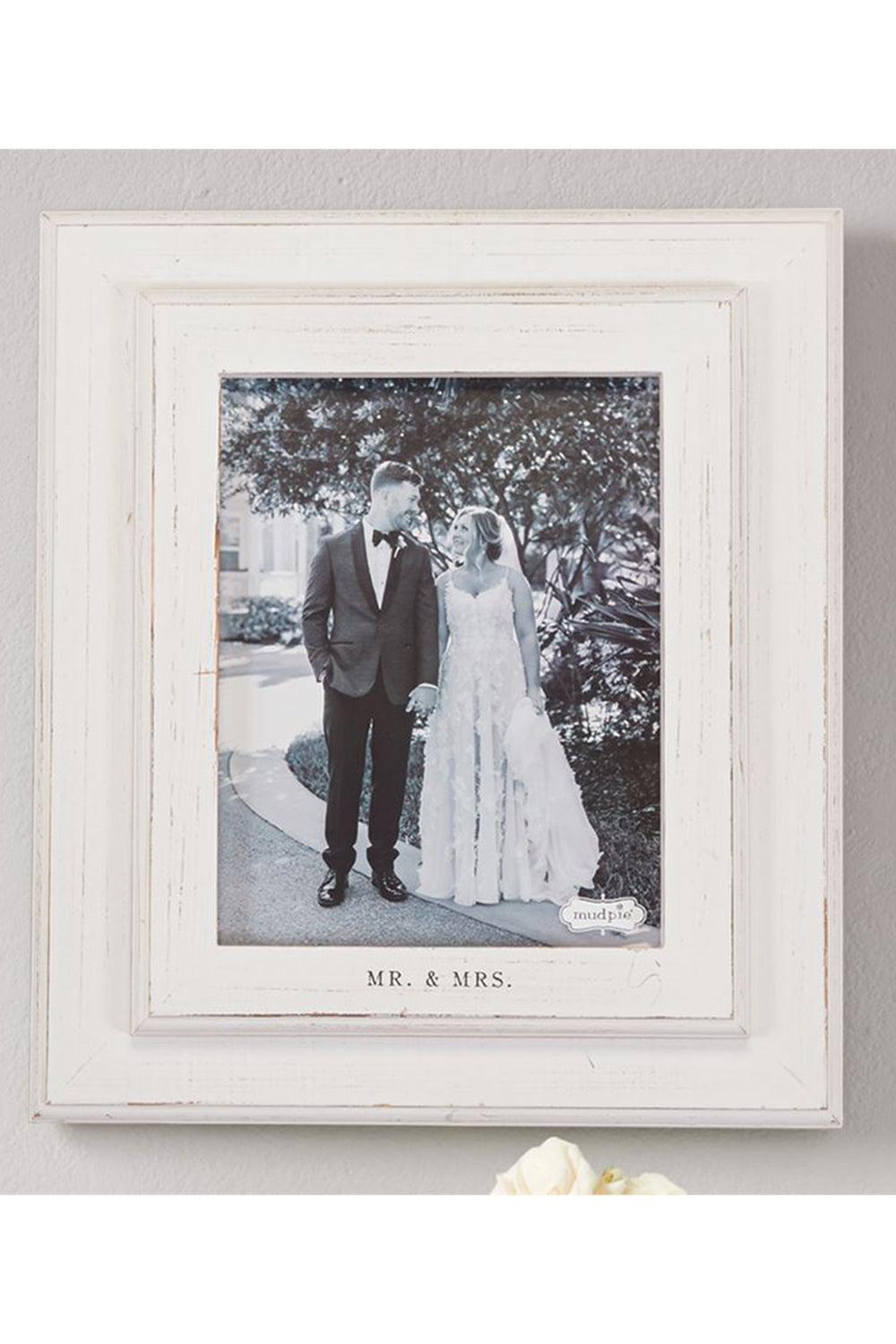 Mr. & Mrs. Large White Frame