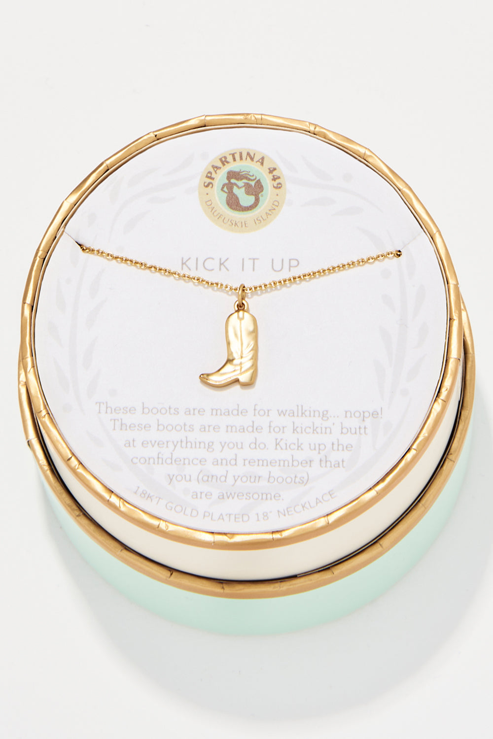 Sea La Vie Necklace - Gold Kick it Up Cowgirl Boot