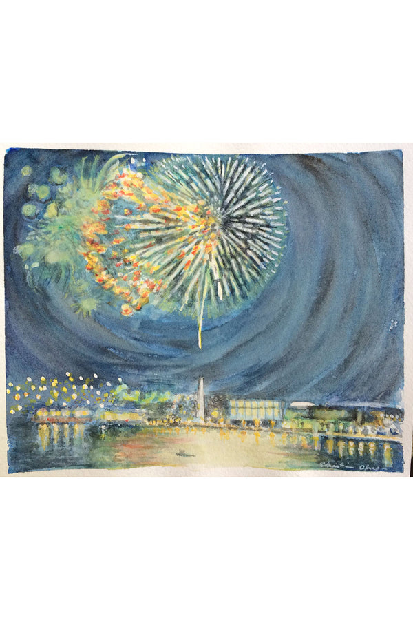 Landmark Artwork - Fireworks in Annapolis