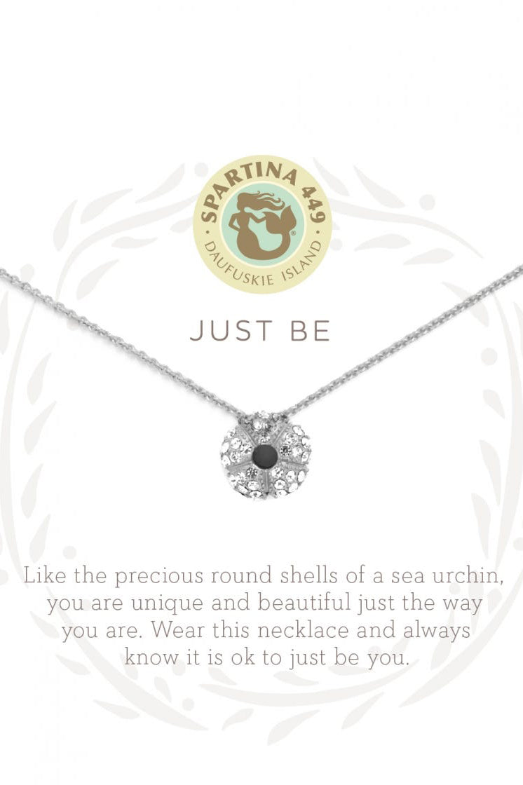 Sea La Vie Necklace - Silver Just Be Sea Urchin