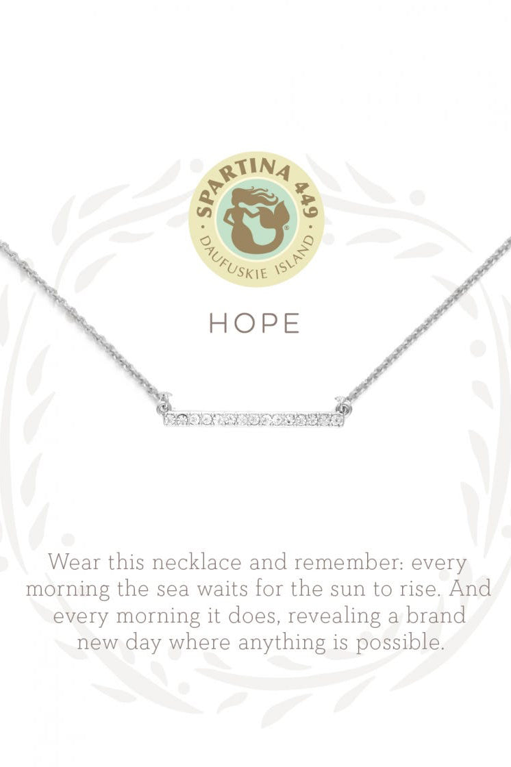 Sea La Vie Necklace - Silver Hope Horizon