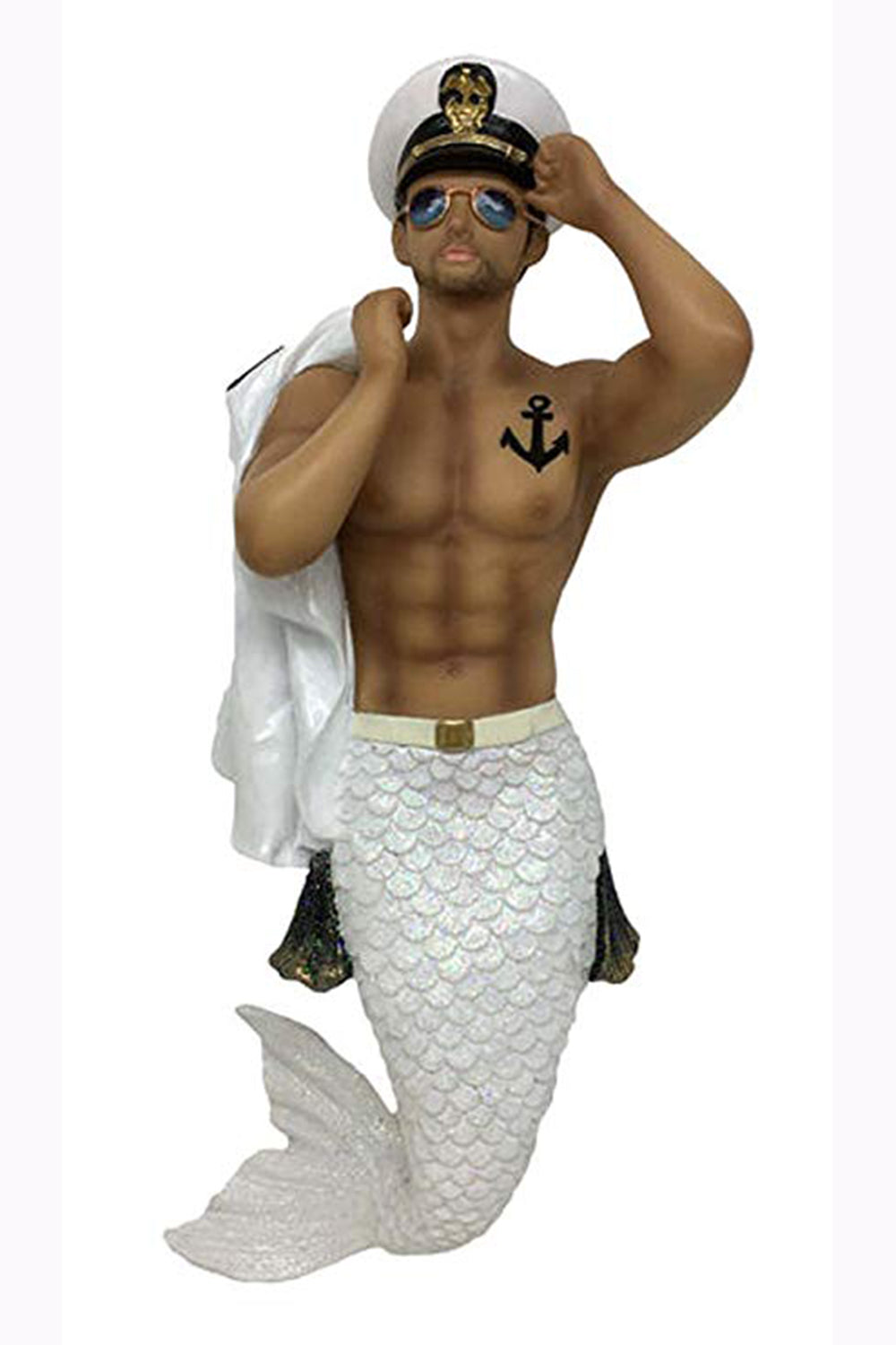 DCD Mermaid Ornament - Anchors Away Navy