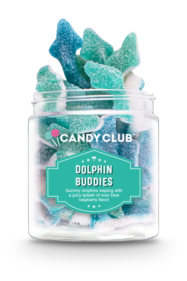 Candy Club Jar - Dolphin Buddie Gummies