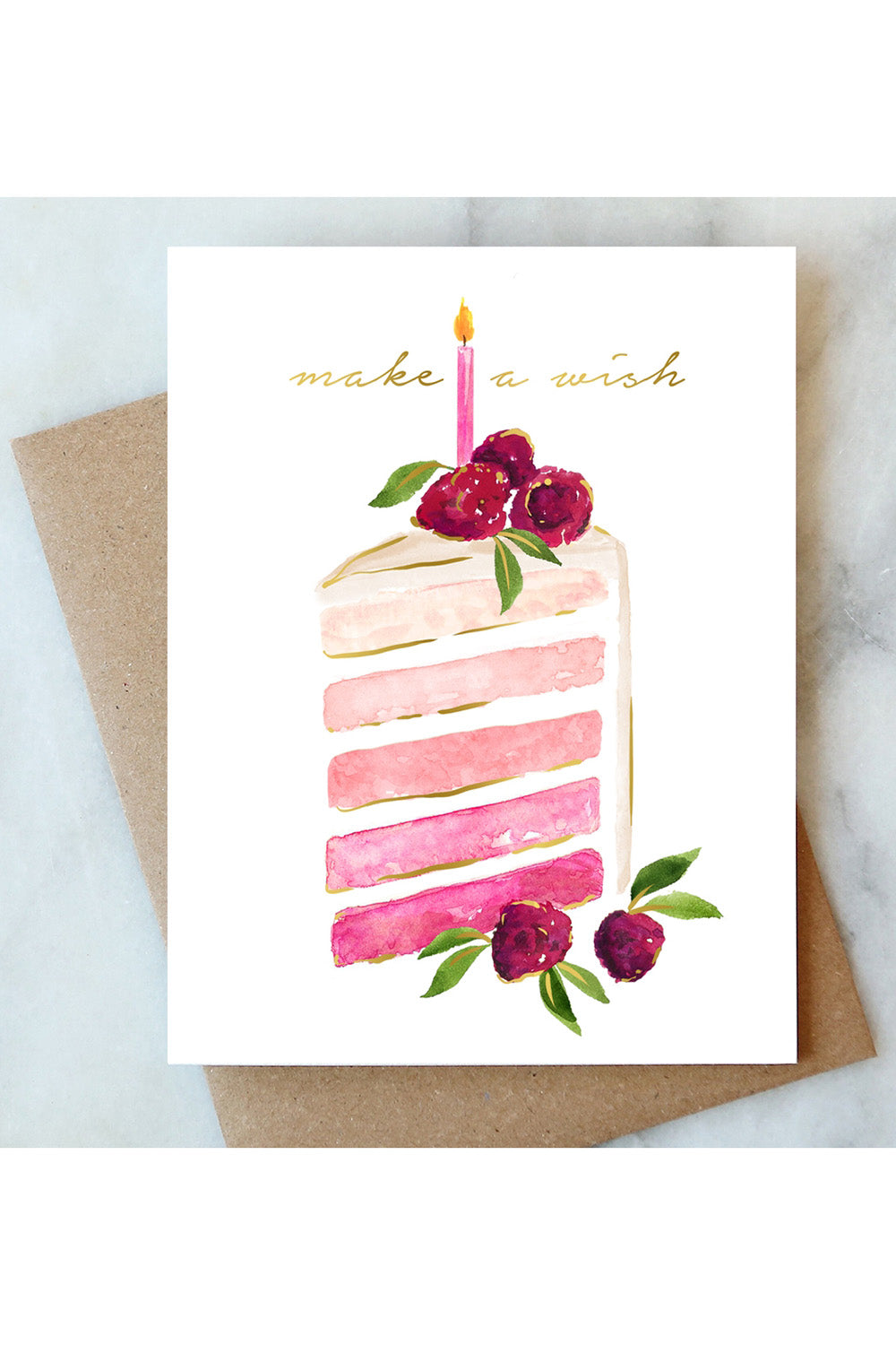 AJD Birthday Card - Slice of Cake