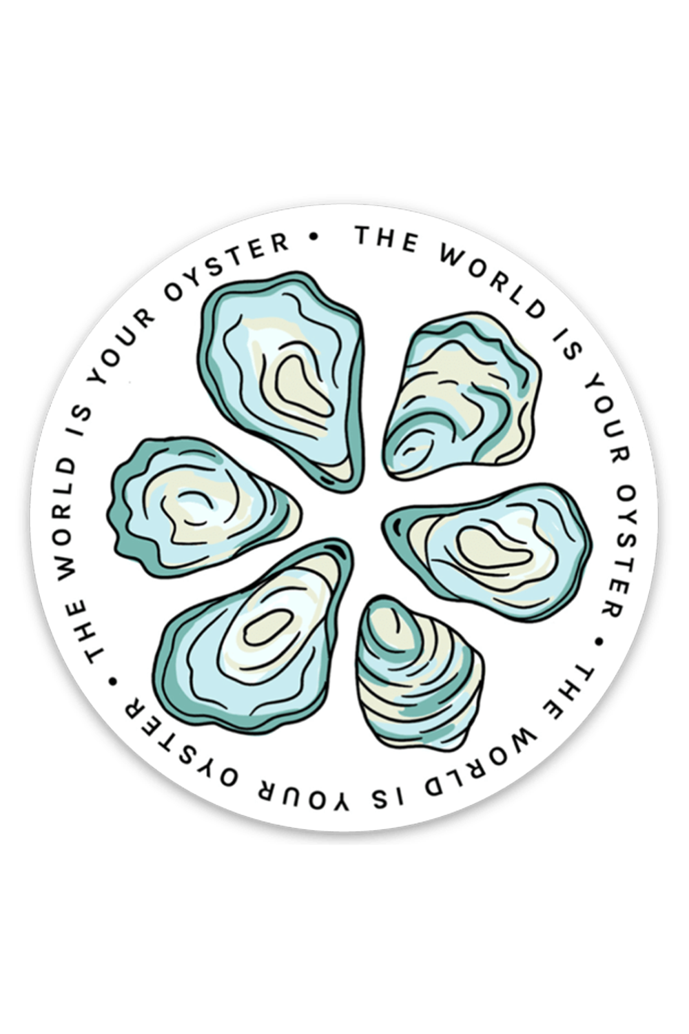 Trendy Sticker - Oyster Circle