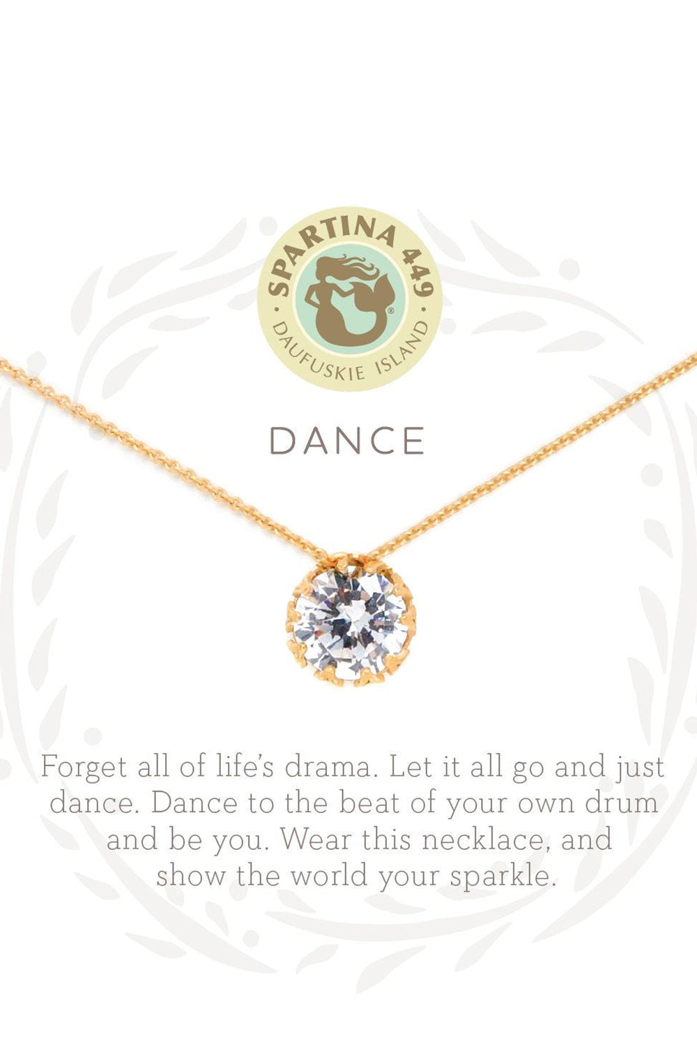 Sea La Vie Necklace - Gold Dance Gem