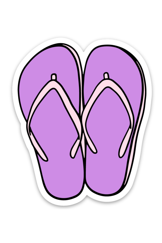 Trendy Sticker - Flip Flops