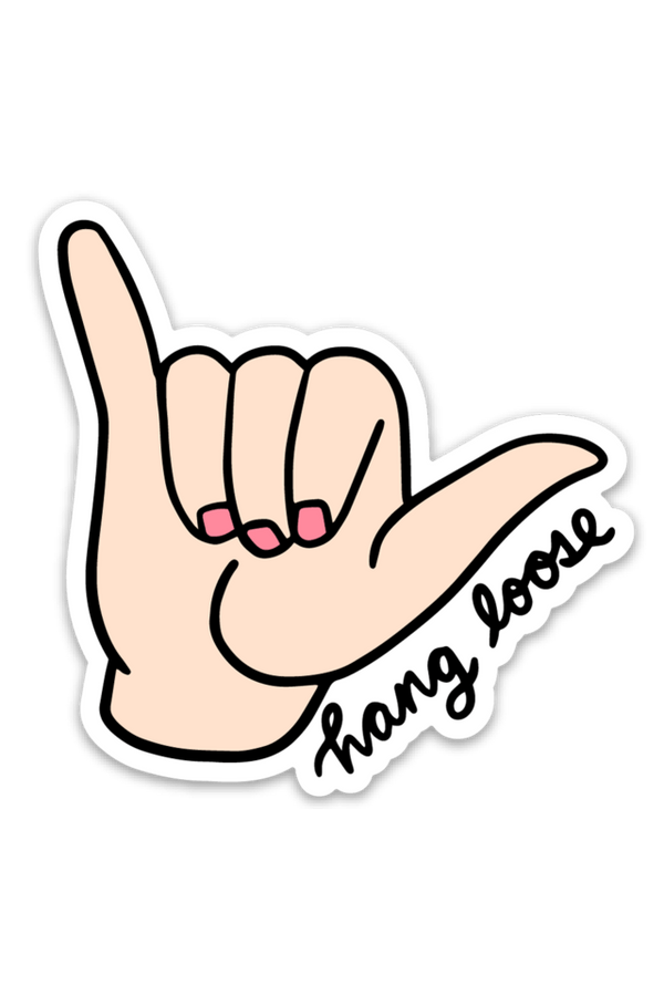 Trendy Sticker - Hang Loose