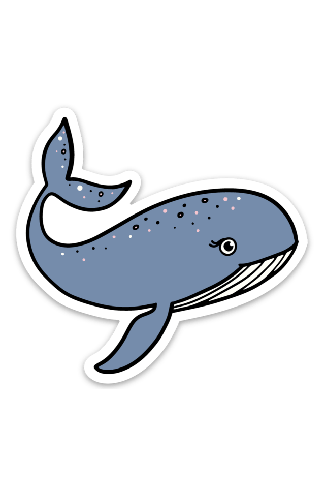 Trendy Sticker - Whale