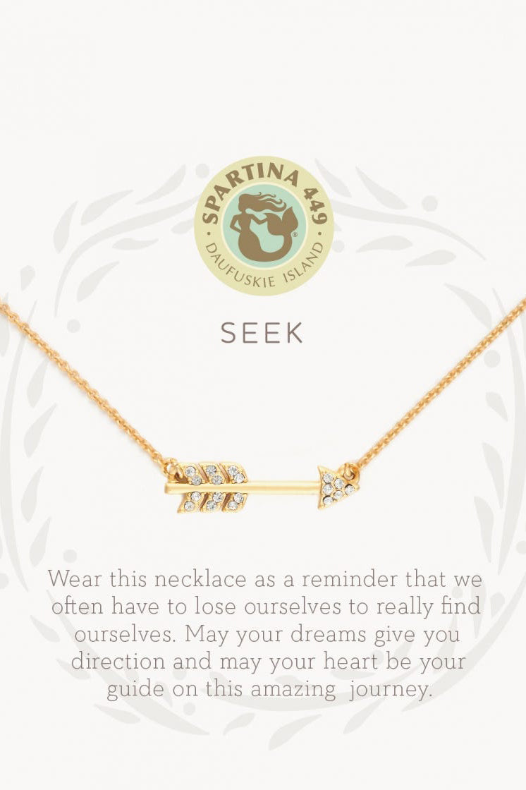 Sea La Vie Necklace - Gold Seek Arrow