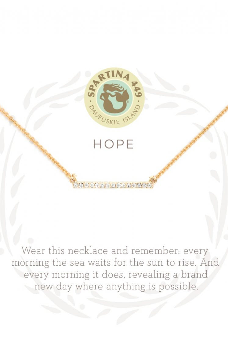 Sea La Vie Necklace - Gold Hope Horizon