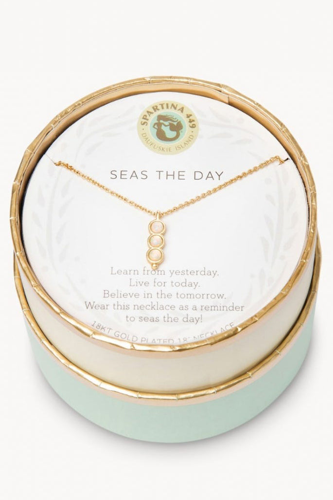 Sea La Vie Necklace - Gold Seas The Day