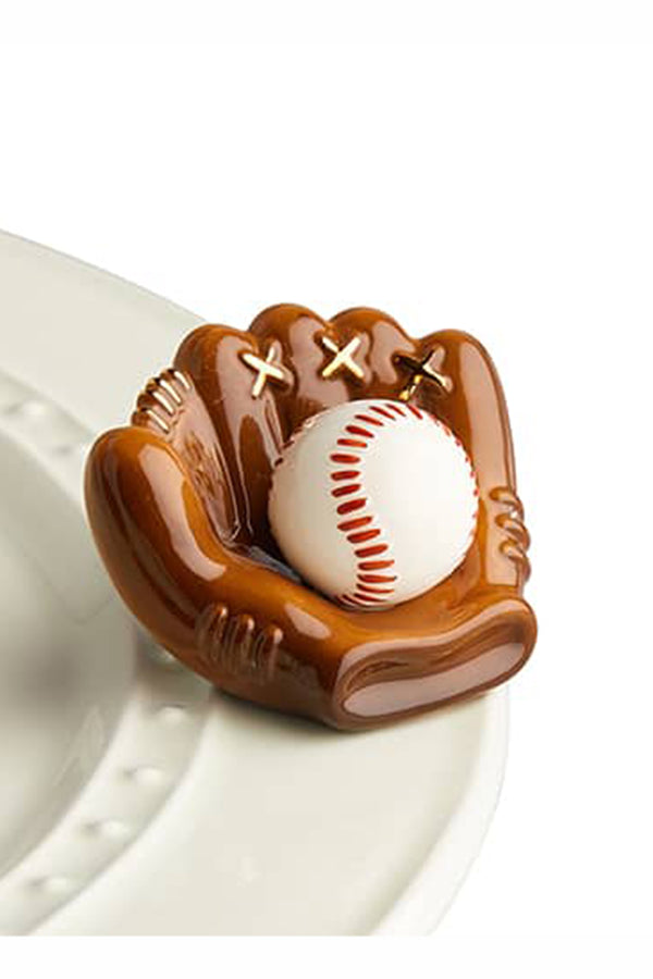 Nora Fleming Mini Attachment - Catch Some Fun Baseball Glove