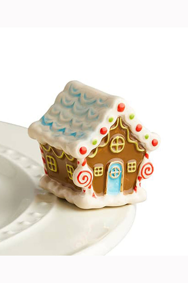 Nora Fleming Mini Attachment - Candyland Gingerbread House