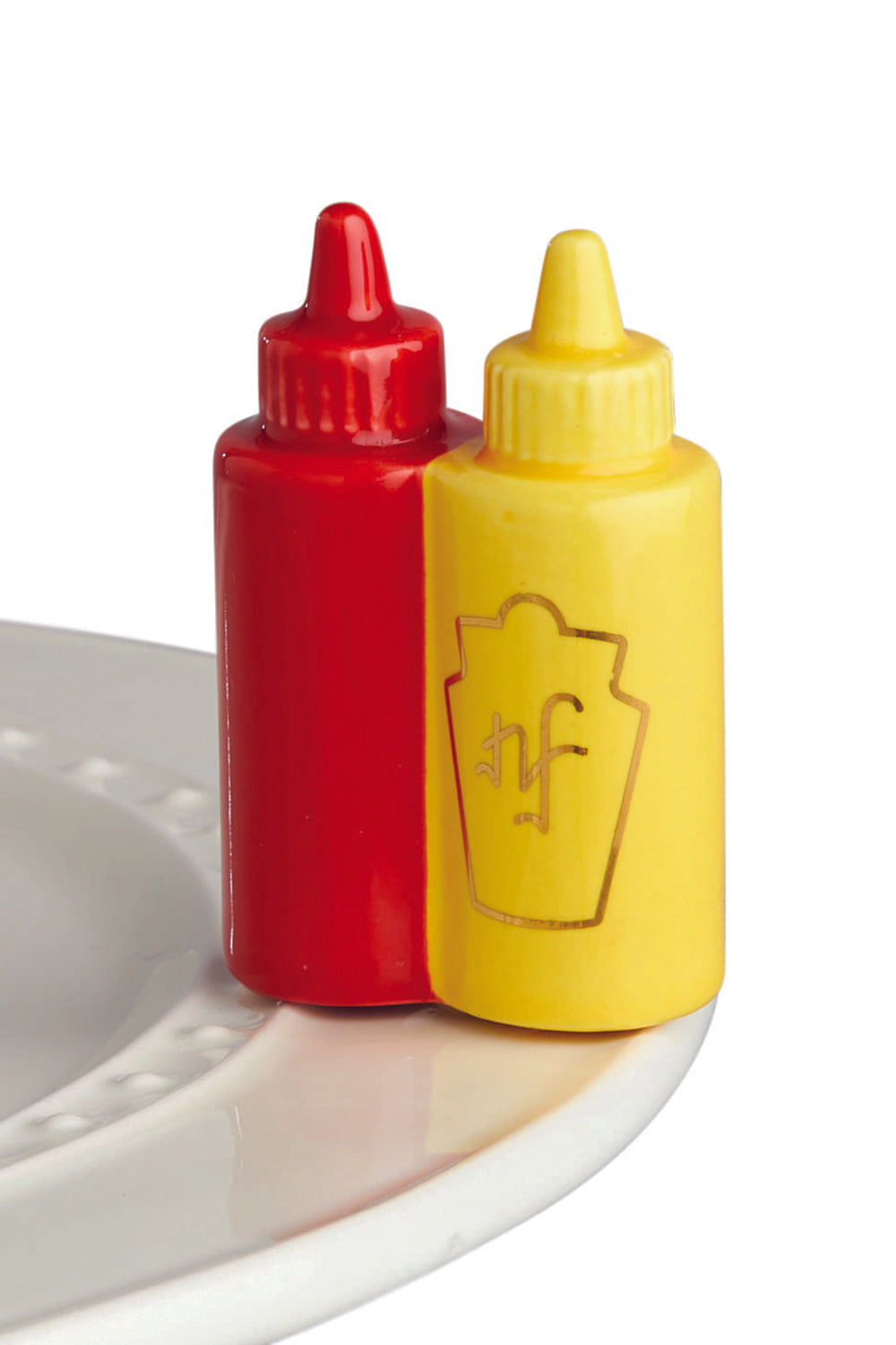 Nora Fleming Mini Attachment - Main Squeeze Ketchup & Mustard