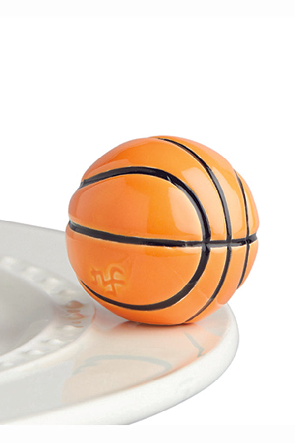 Nora Fleming Mini Attachment - Hoop There It Is Basketball