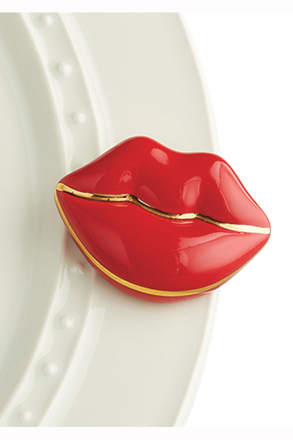 Nora Fleming MIni Attachment - Smooches Lips