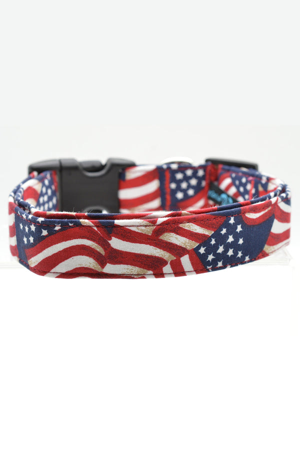 Fun Dog Collar - American Flag