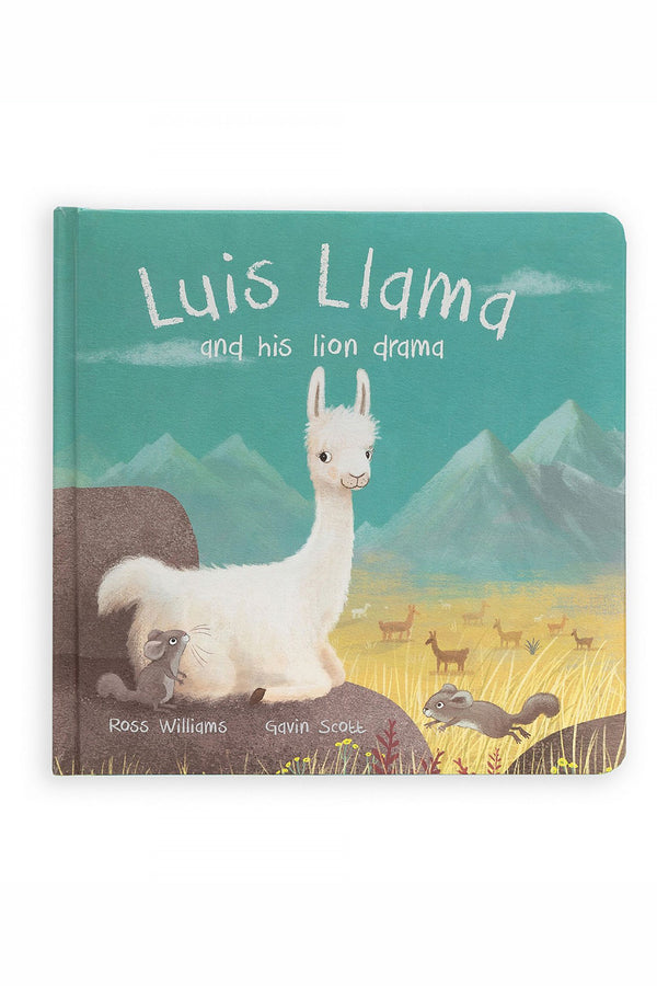 JELLYCAT Luis Llama Book