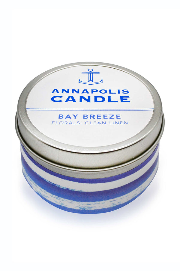 Tin Annapolis Candle - Bay Breeze