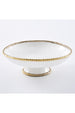 Salerno Short Footed Bowl - White Gold