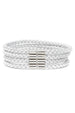 SIDEWALK SALE ITEM - Keva Braided Bracelet - Silver