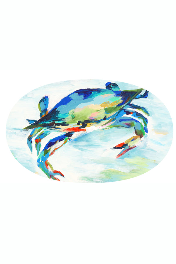 Mini Melamine Dish - Hovell Maryland Blue Crab "Exclusive at Whimsicality"