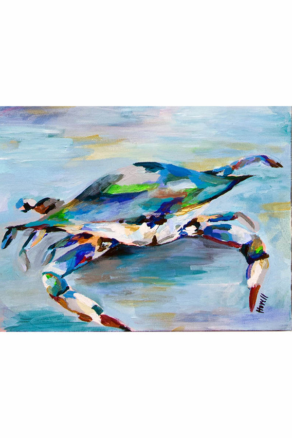 Kim Hovell Art Print - Chesapeake Blue Crab