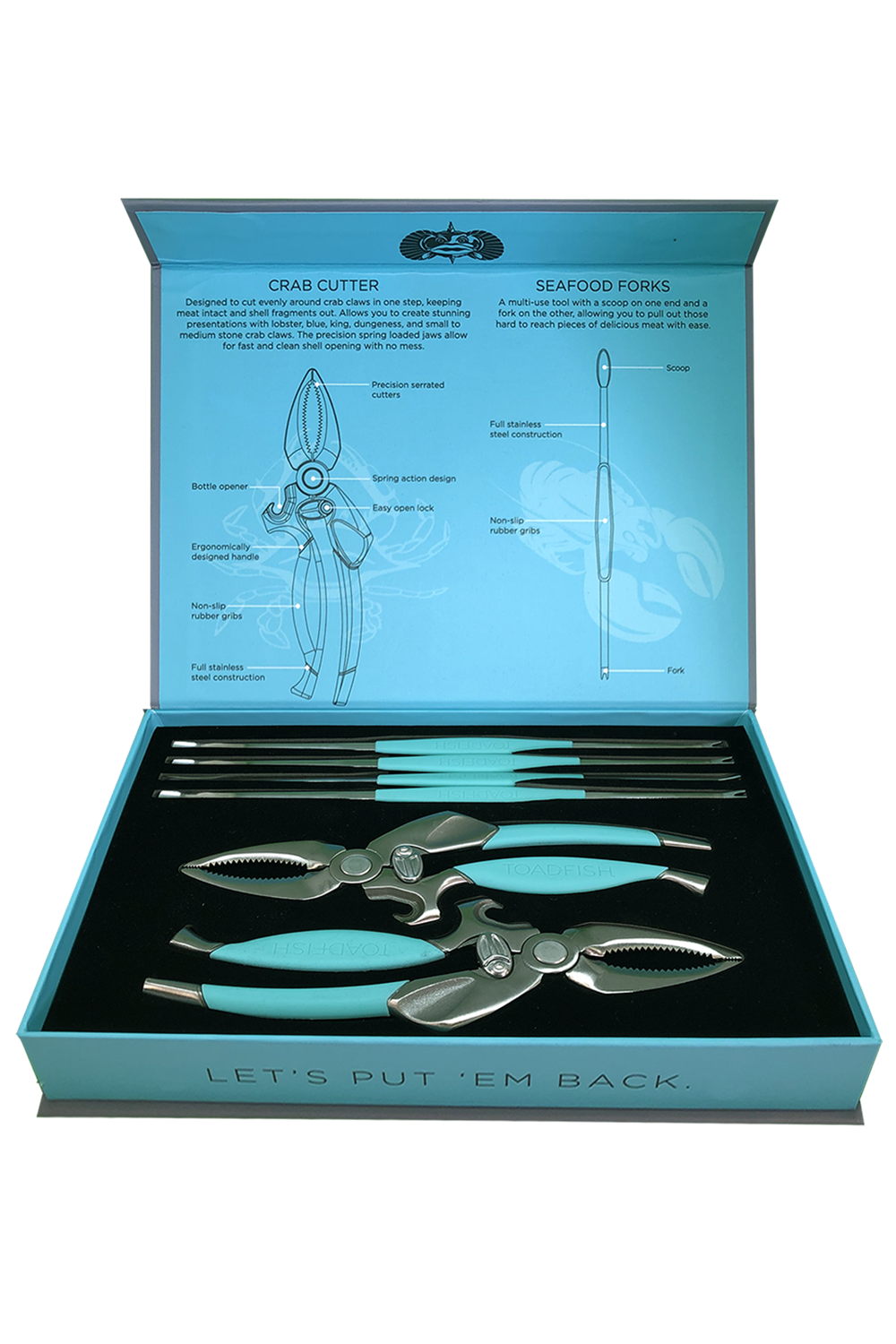 Toadfish Crab + Lobster Tool Set