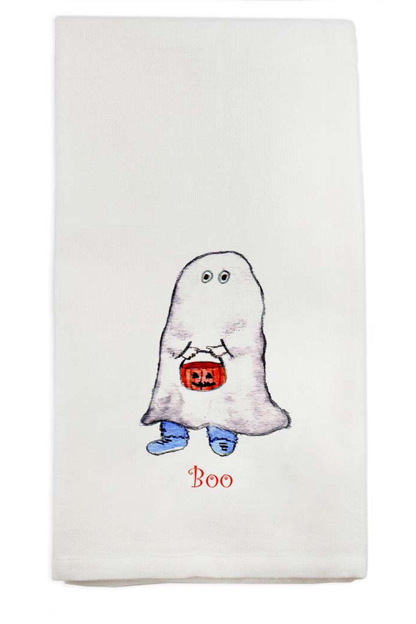 FG Watercolor Tea Towel - Boo Boy Ghost