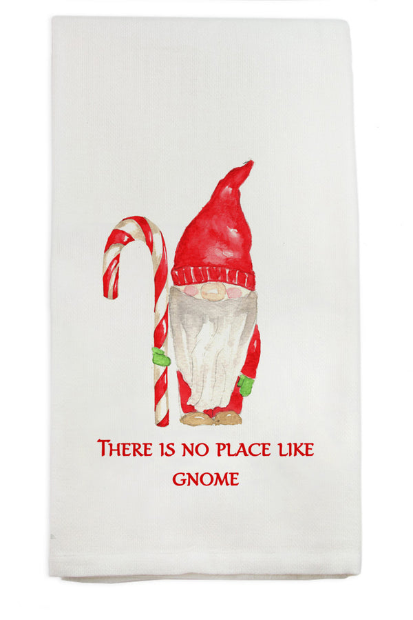 FG Watercolor Tea Towel - No Place Like Gnome