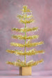 Tinsel Tree on Gold Block
