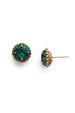 Simplicity Stud Earring - Emerald